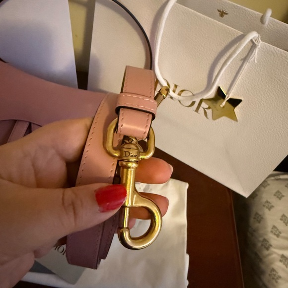 Dior Blush Pink Saddle Bag - Picture 10 of 14